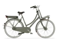 Cortina E-U4 Kuljetus E-Bike Naiset 28&quot; 50cm 7S -Matta Vihre&auml;/Gr