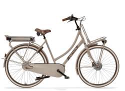 Cortina E-U4 运输 E-自行车 女士 28&quot; 57cm 7速 - 温暖 沙色