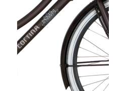 Cortina Front Sprutskjerm E-Roots - Matt Espresso Brun