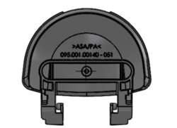 Cortina Pokrywka Ladowarka Dla. Bosch BS3 Akumulator - Czarny