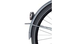 Cortina Zadn&iacute; Blatn&iacute;k 28" U4 - Matt Slate &Scaron;ed&aacute;