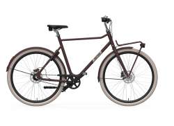 Cortina Zano Plus Bicicletă Urbană Bărbați 53cm 3V Curea - Roșu