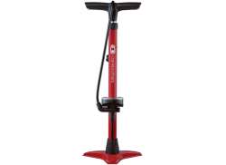 Crankbrothers Gem Bicycle Pump With Manometer - Red