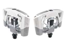 Crankbrothers Mallet 2 Raw Pedaal QF 52mm - Zilver