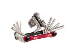 Crankbrothers Multi-Tool 17-Parts - Black/Red