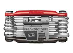 Crankbrothers Multi-Værktøj 17-Dele - Sort/Rød
