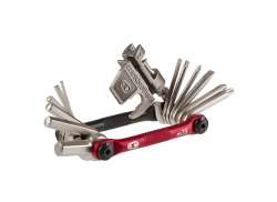 Crankbrothers Multi-Værktøj 19-Dele Aluminium - Sort/Rød