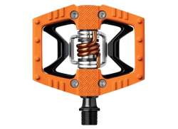 Crankbrothers Pedal Doubleshot - Schwarz/Orange