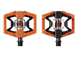 Crankbrothers Pedal Doubleshot - Schwarz/Orange