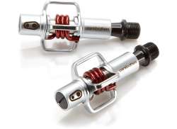 CrankBrothers Pedal Eggbeater 1 - Argento/Rosso