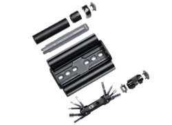 Crankbrothers S.O.S. Twin Tube Multi-Outils 17-Pi&egrave;ces - Noir