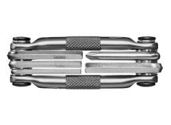 Crankbrothers Sculă Multifuncțională Hi-Ten Oțel 5 Piese - Argintiu