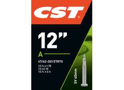 CST Indre Slange 12.5 x 1.75 - 2 1/4 Presta Ventil 40mm