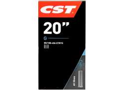 CST Inner Tube 20 x 3.50-4.50 Sv 35mm For. Fat Bike - Black
