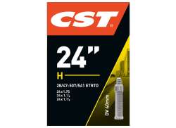 CST Inner Tube 24x1.75/2.125-1 3/8 Dunlop Valve 40mm