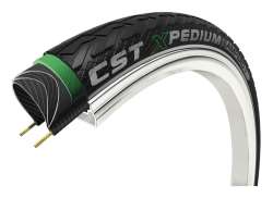 CST 轮胎 Xpedium Ampero 28x1.75 电子能量转换 反光 - 黑色