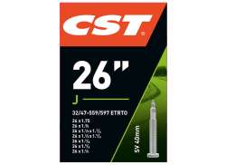 CST Sykkelslange 26x1.75-1 1/4 Presta Ventil 40mm