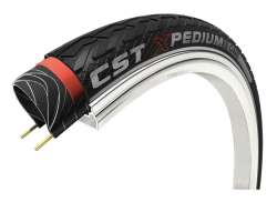 CST タイヤ Xpedium 1 28 x 1 1/2 反射 - ブラック
