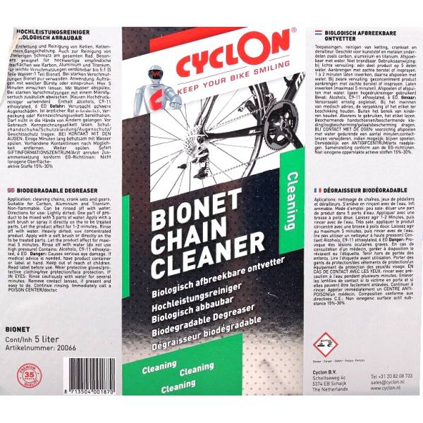 Cyclon Entfetter Bionet Kanister 5L