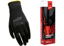 Cyclon Taller Guantes PU-Flex Negro/Amarillo - Talla 10 (3)