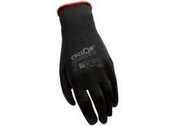 Cyclon Werkstatt Handschuhe PU-Flex Sw/Grau - Größe 8 (3)