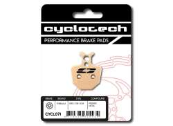 Cyclotech Prodisc Pastiglia Freno A Disco Set Per. Formula Oro