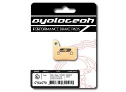 Cyclotech Prodisc Pastiglia Freno A Disco Set Per. Sram Rosso