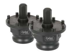 Cyclus Snap.En SN.57-W Extractor FSA Plato Anillo De Bloqueo - Negro
