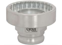 Cyclus Snap-In Lagercup Afnemer 3/8\" - Zilver