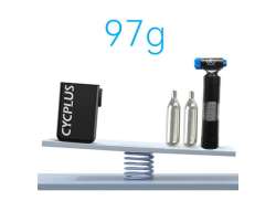 Cycplus A2S Cube Mini Batteri Pumpe - Sort