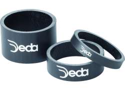 Deda ヘッドセット スペーサー キット 20mm カーボン - ブラック (10)