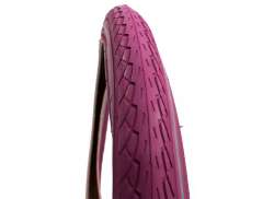 Deli 轮胎 轮胎 22 x 1.75 英尺 反光 - 紫色