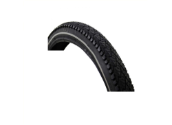 Deli Шина Шина 24x1.95&quot; Отражающий - Черный