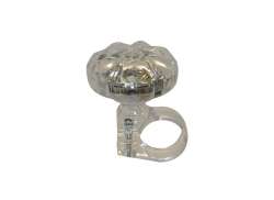 Den Belll Ringklokke Diamond Bell - Gennemsigtig/Sølv