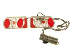 Diamant Bicycle Carrier Rear Light Set