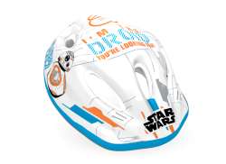 Disney Stars-Wars BB8 Детский Шлем Белый/Оранжевый - 52-56cm