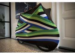 DS Covers Bike Sock Cobertura De Bicicleta 1-Bicicleta - Verde/Azul