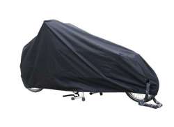 DS Covers Cargo Bicycle Cover Cargo Bicycle 2 Wheels - Black