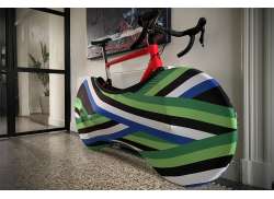 DS Covers Wheel Sock Bicycle Cover 1-Bicycle - Green/Blue