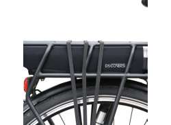 DS Cubiertas E-Bike Portabicicletas Batería Tapa Deslizante - Negro
