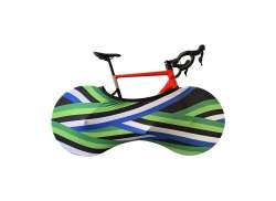 DS カバー Wheel ソックス 自転車 カバー 1-自転車 - グリーン/ブルー
