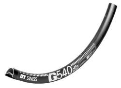 DT スイス G540 DB リム 27.5" 28 ホール 28mm Alu ディスク - ブラック