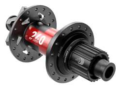 DT Swiss 240 Butuc Spate SH 12V Disc Alu 28G 142/12mm - Negru