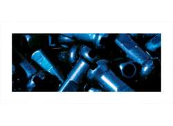 DT Swiss &Eacute;crous De Rayon Aluminium Rayon 14 12 mm Bleu (100)