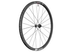 DT Swiss GRC1100 Rueda Delantera 28&quot; 30mm Disco CL Carbono - Negro