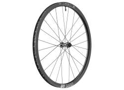 DT Swiss HGC1400 Voorwiel 28\" 30mm Disc CL Carbon - Zwart