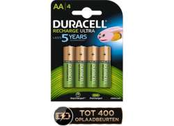 Duracell AA LR06 Baterias 1.2V 2500mAh Recarreg&aacute;vel - (4)