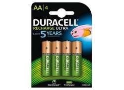 Duracell AA LR06 Batterier 1.2V 2500mAh Oppladbar - (4)