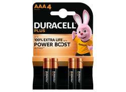 Duracell AAA Baterie Plus 1.5S LR03 Alkaliczne (4)