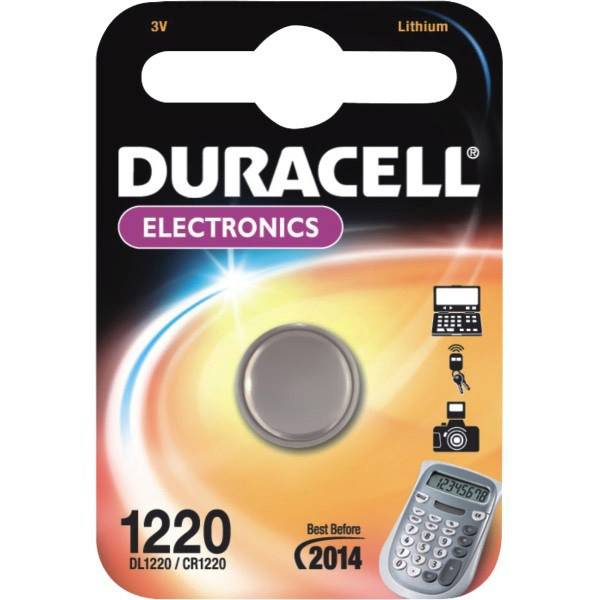 Duracell Batterie CR1220 / DL1220 3V Lithium